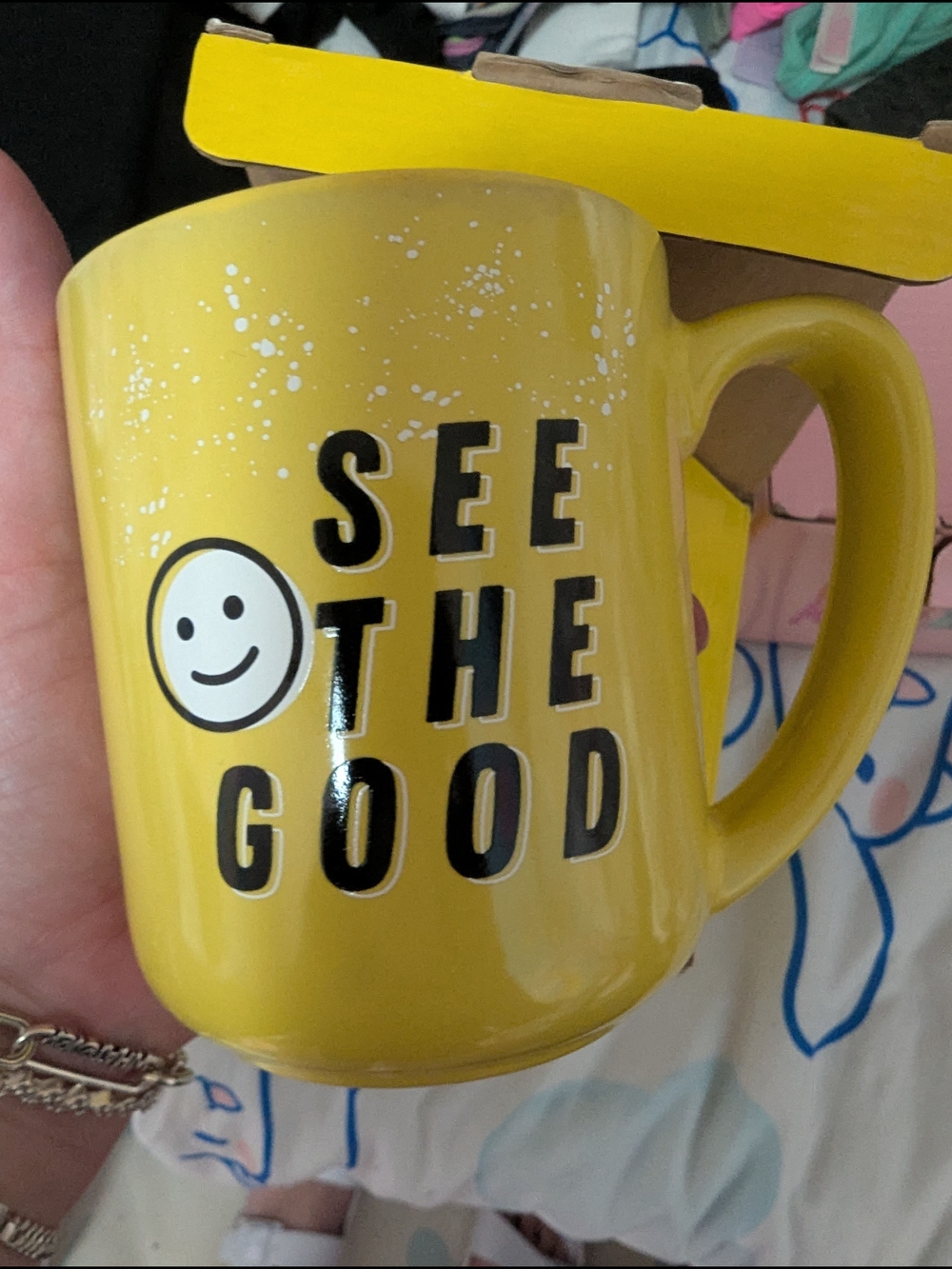 The Happy Planner Yellow 'See The Good' Ceramic Mug